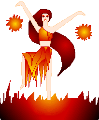 shatania, guardian of fire